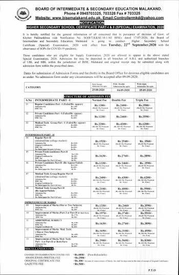 Notification: HSSC Part-1 & Part-II Sp